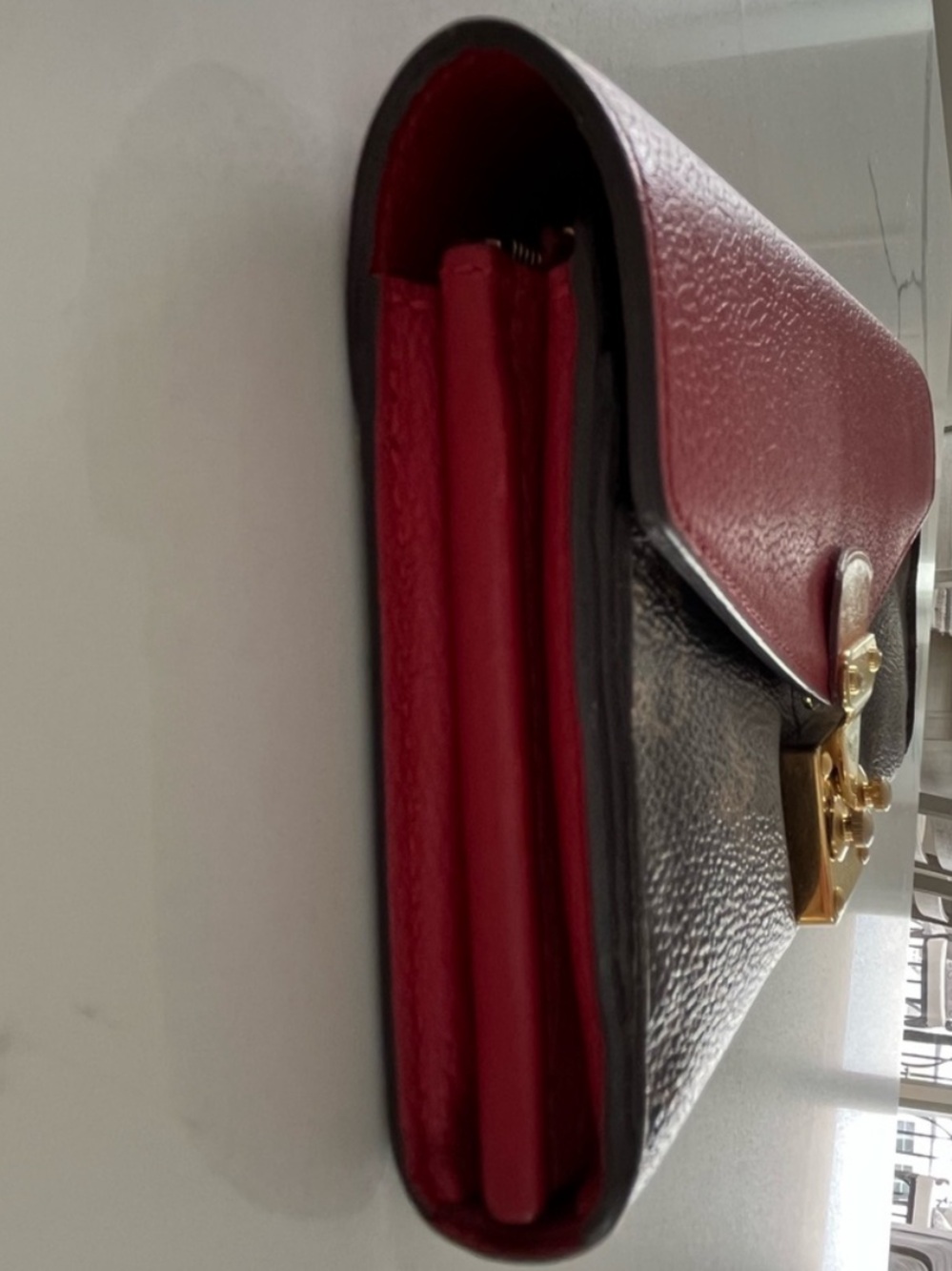 Louis Vuitton Monogram Cherry Pallas Long Flap Wallet & Unbranded WOC Chain - Picture 11 of 16